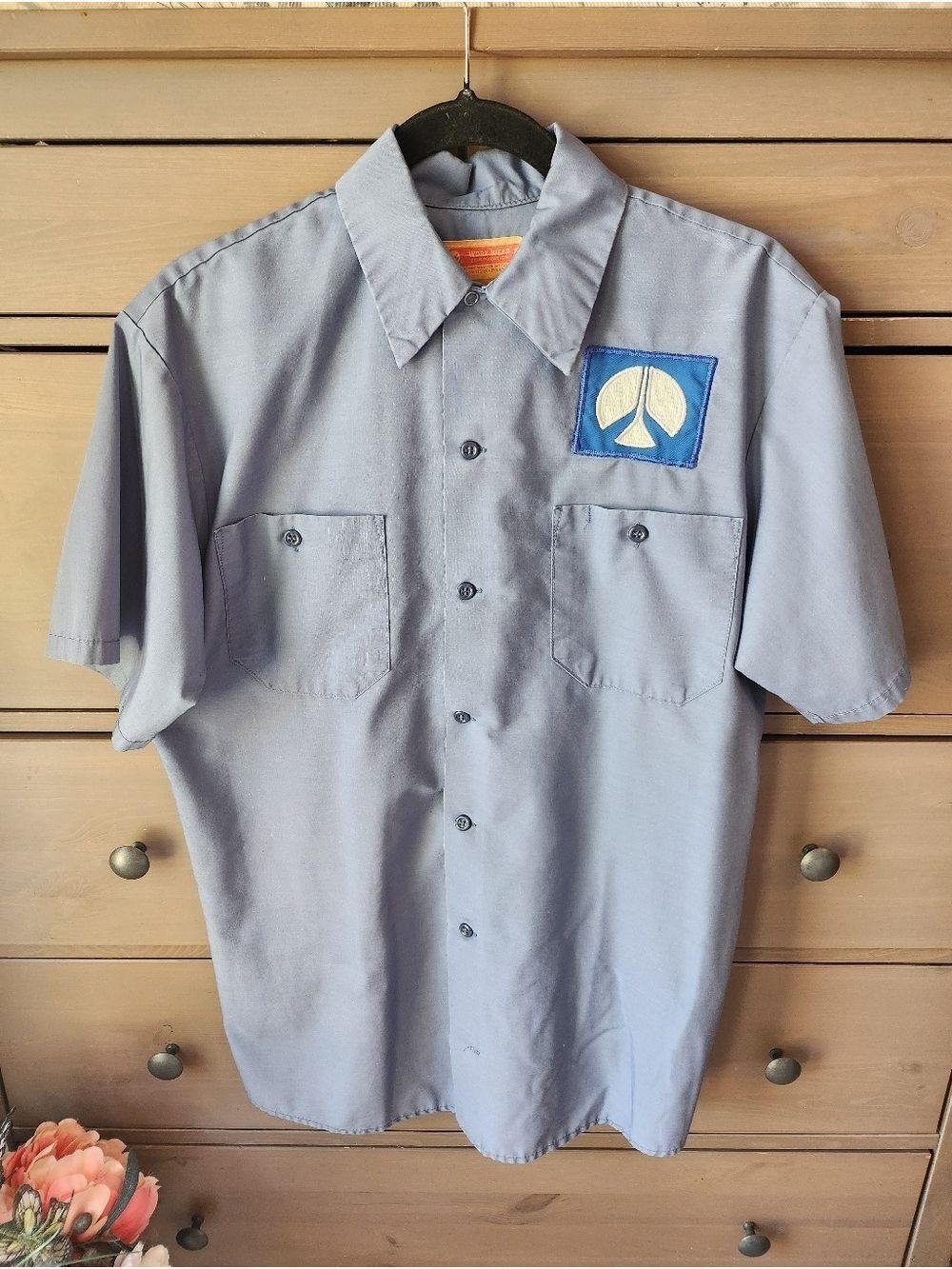 Vintage Workwear Corp Shirt ,Rockwell International USA Mechanic Work Shirt